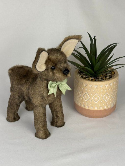 Etna peluche réaliste daim cervidé de collection 20cm x 21cm