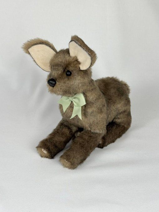 Etna peluche réaliste daim cervidé de collection 20cm x 21cm