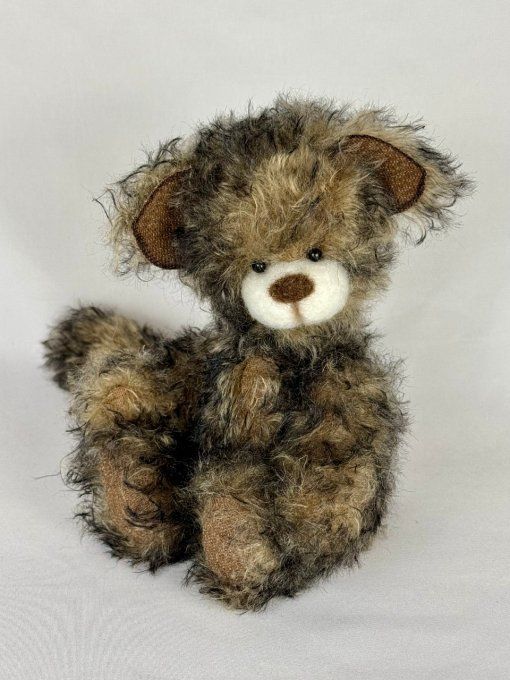Micha chat de collection en mohair 20cm