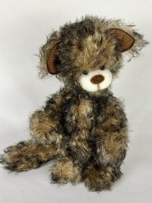 Micha chat de collection en mohair 20cm
