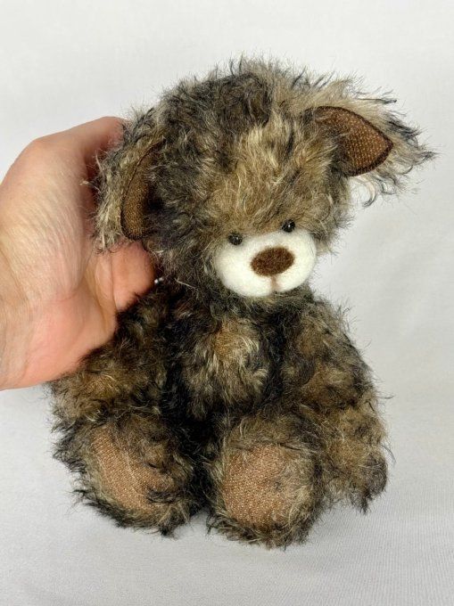 Micha chat de collection en mohair 20cm